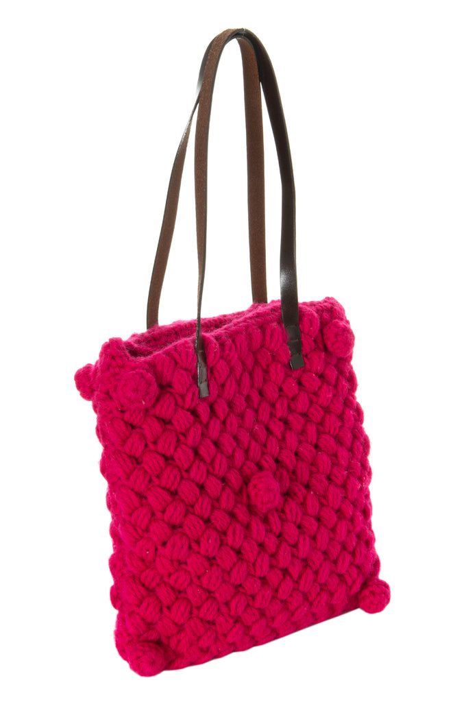 Fendi Pink Knit Tote - irvrsbl