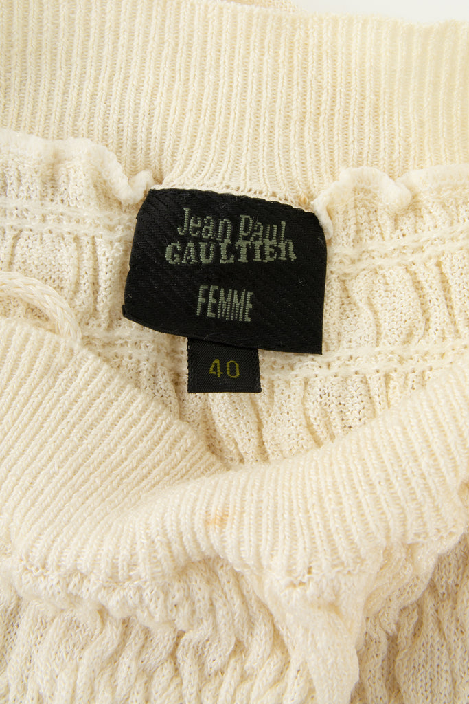 Jean Paul Gaultier Knit Bodice Top - irvrsbl