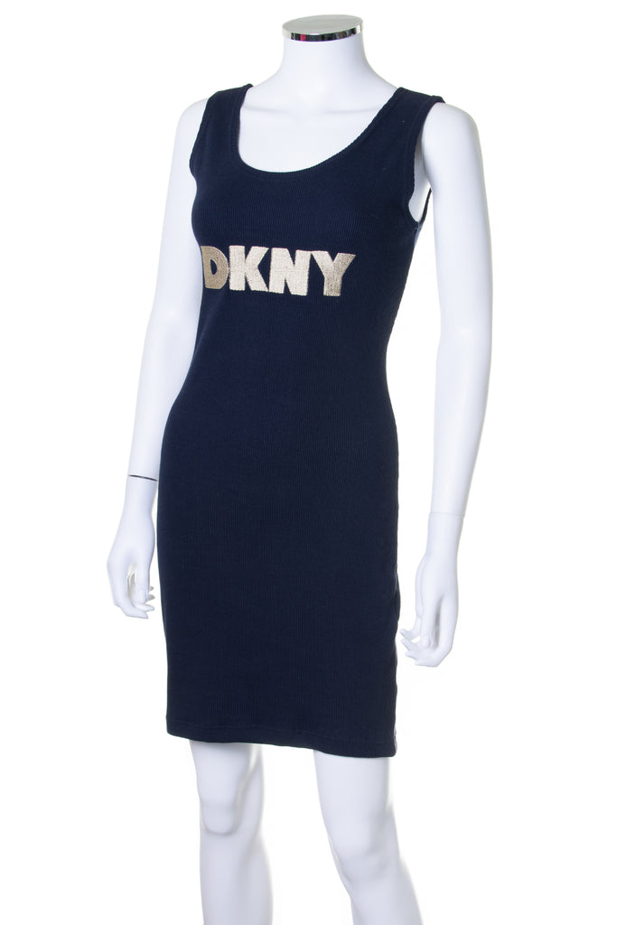 DKNY Embroidered Tank dress - irvrsbl