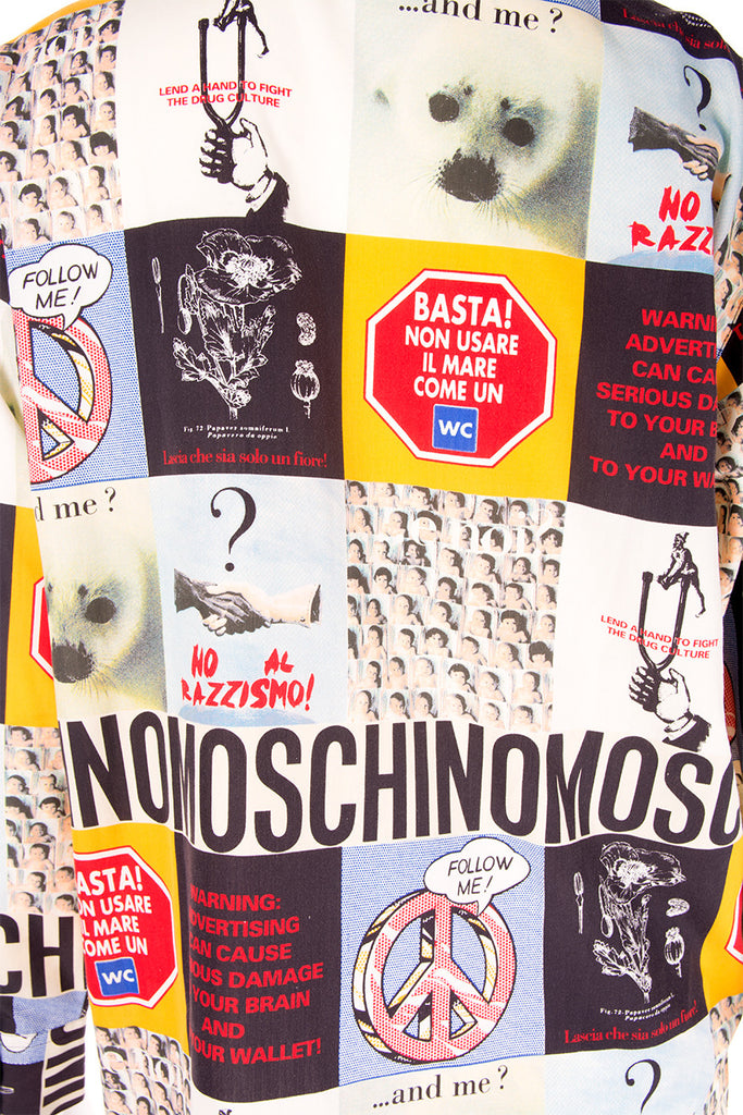 Moschino Slogan Printed Shirt - irvrsbl