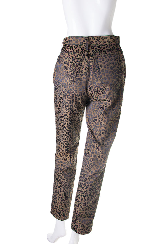 Fendi Leopard Print Jeans as worn by Bella Hadid - irvrsbl