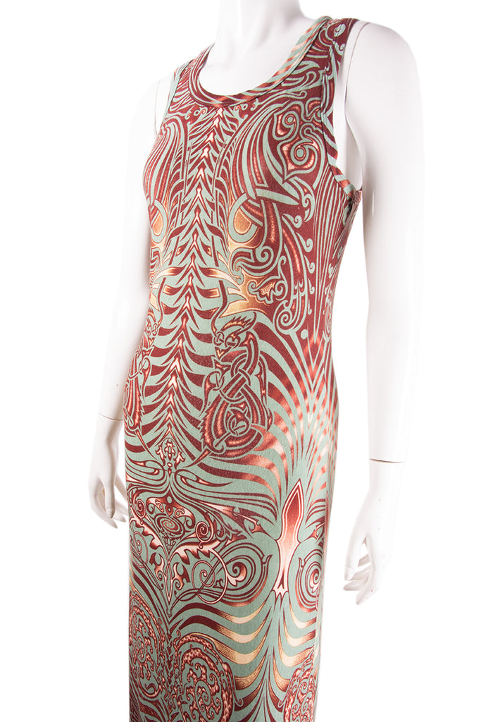 Jean Paul Gaultier Tattoo Print Dress - irvrsbl