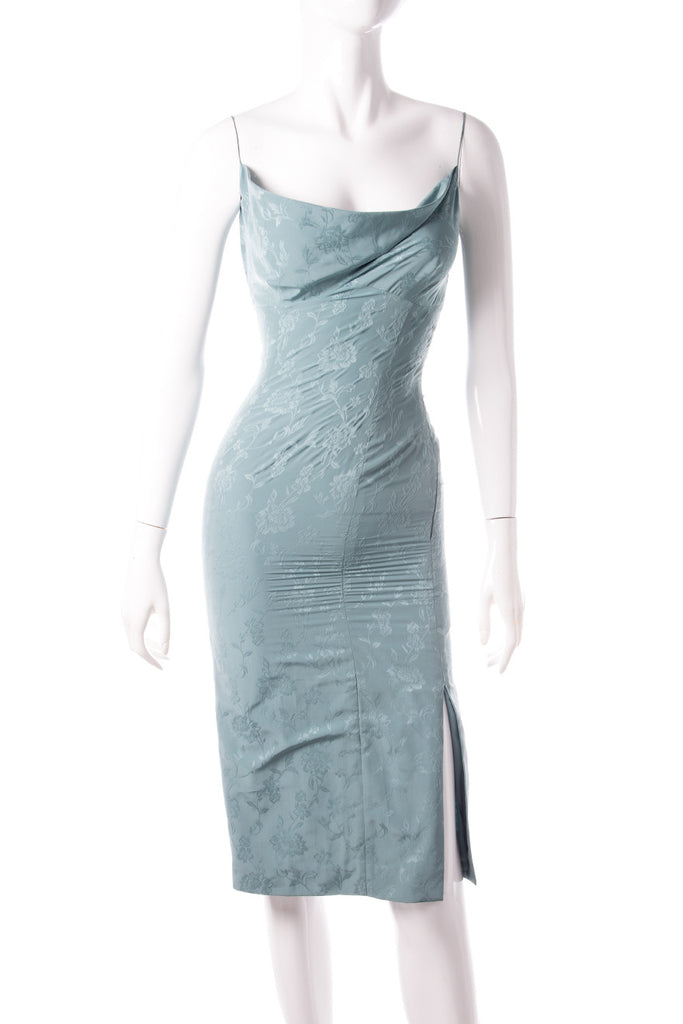 John Galliano Floral Damask Slip Dress - irvrsbl