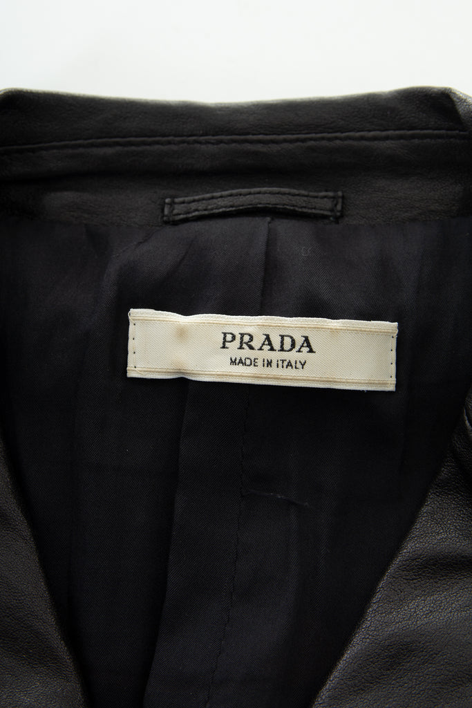 PradaLeather Jacket- irvrsbl