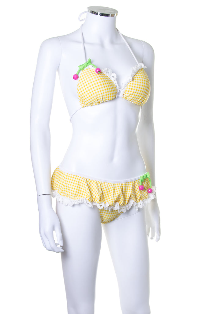Betsey JohnsonRuffled Bikini- irvrsbl