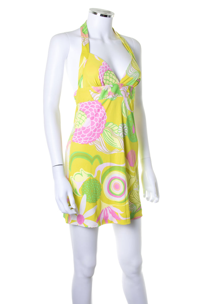 Dolce and Gabbana Neon Halter Dress - irvrsbl