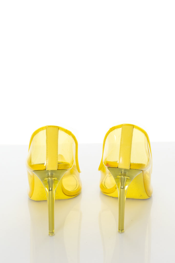 Givenchy Transparent Yellow Heels 36 - irvrsbl