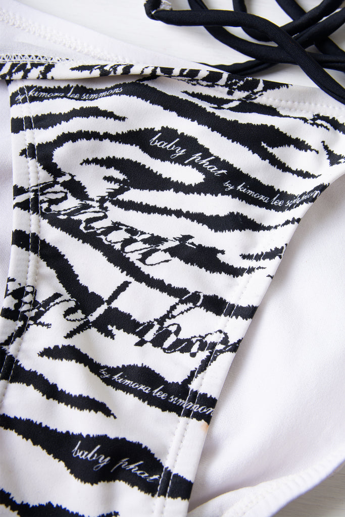 Baby Phat Zebra Print Bikini - irvrsbl
