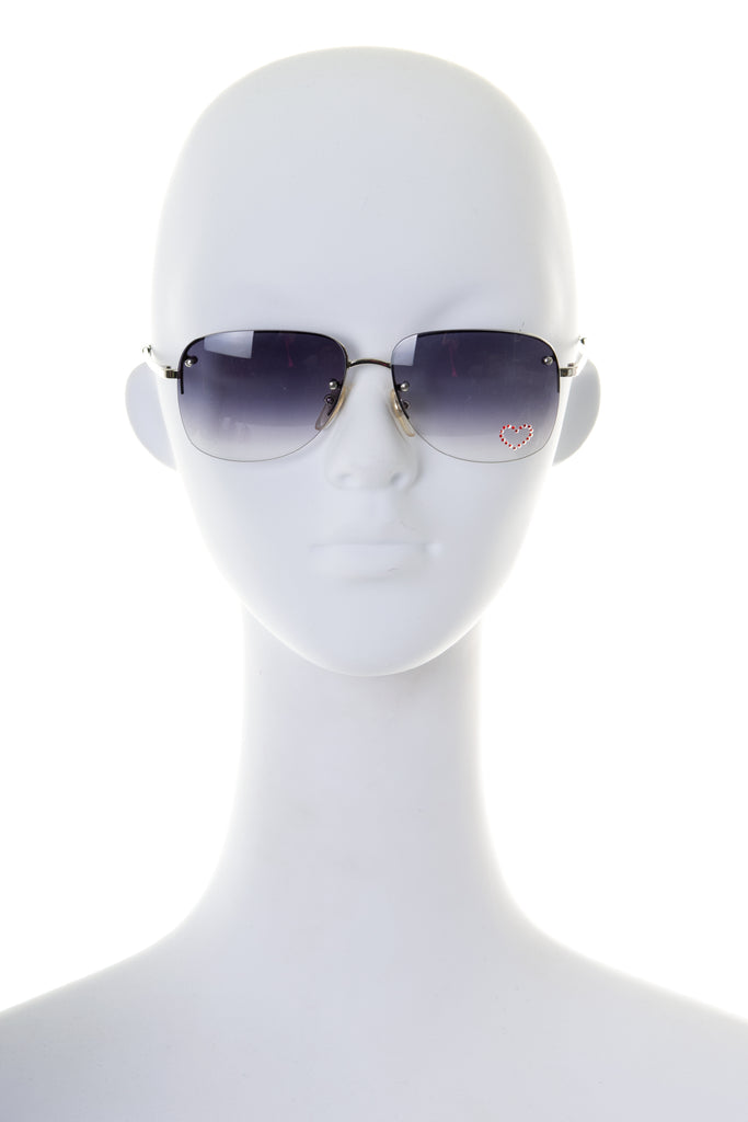 Chloe Heart Strass Sunglasses - irvrsbl