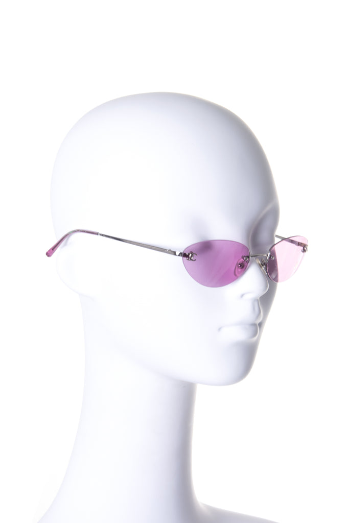 Chanel 4003 c. 124/76 Rimless Sunglasses - irvrsbl