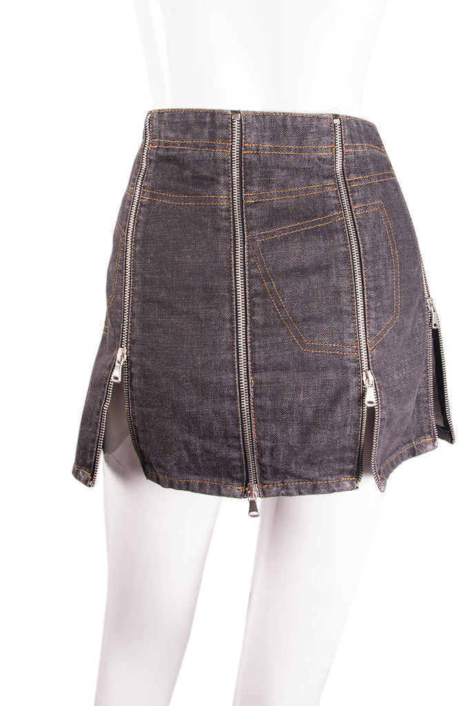 Dolce and Gabbana Zipper Mini Skirt - irvrsbl