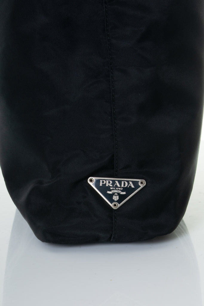 Prada Nylon Bag with Metal Handle - irvrsbl