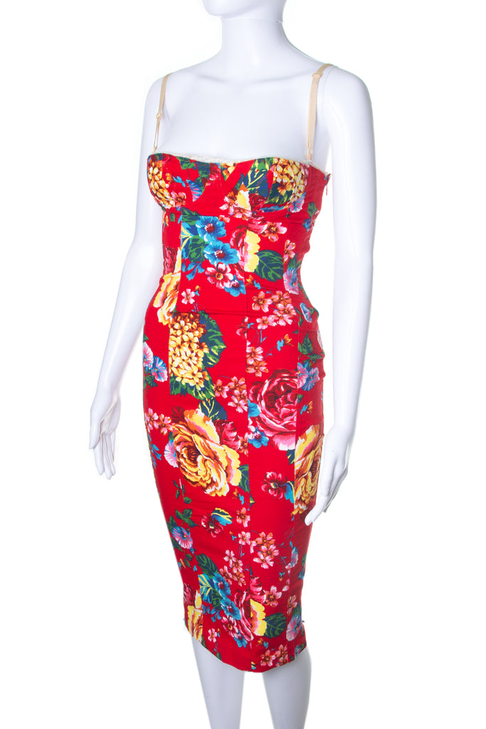 Dolce and GabbanaFloral Corset Dress- irvrsbl