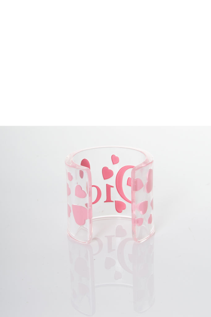 Christian Dior Transparent Heart Cuff - irvrsbl