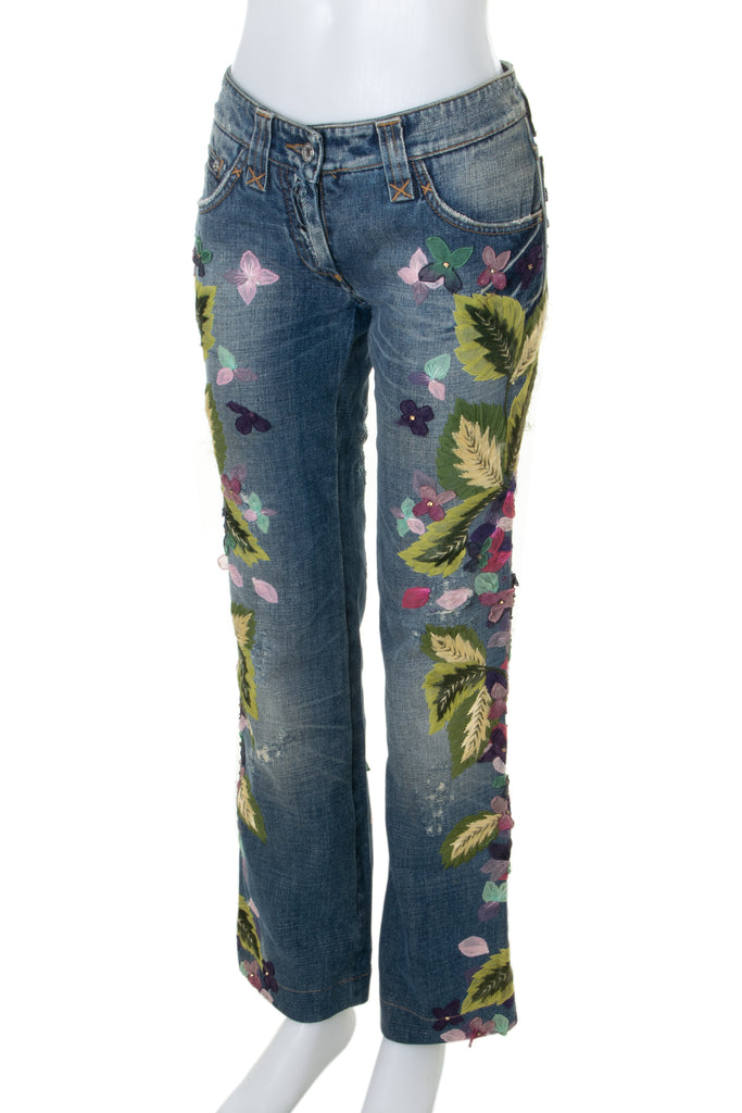 Dolce and Gabbana Floral Jeans - irvrsbl