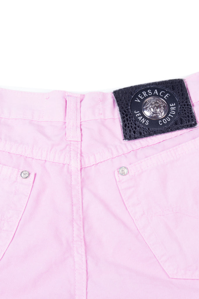 Versace Pink High Waisted Shorts - irvrsbl