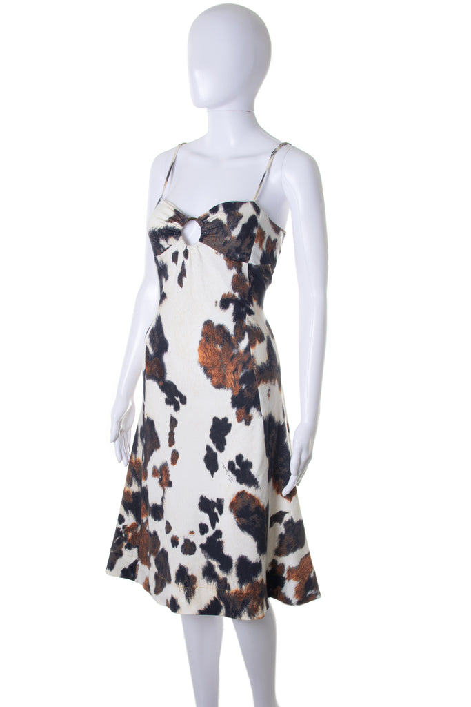 Roberto Cavalli Cow Print Dress - irvrsbl