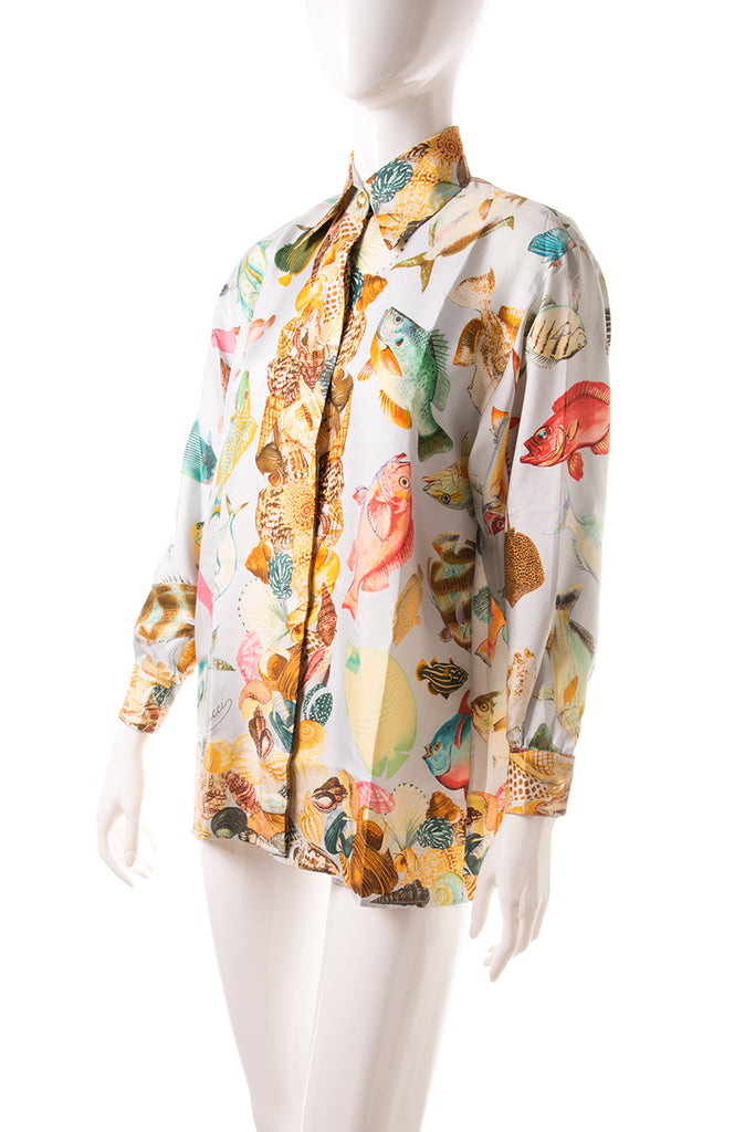 Gucci Sea Life Silk Shirt - irvrsbl