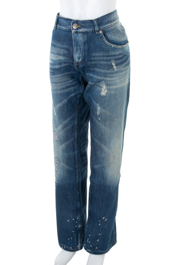 Roberto Cavalli Embroidered Jeans - irvrsbl