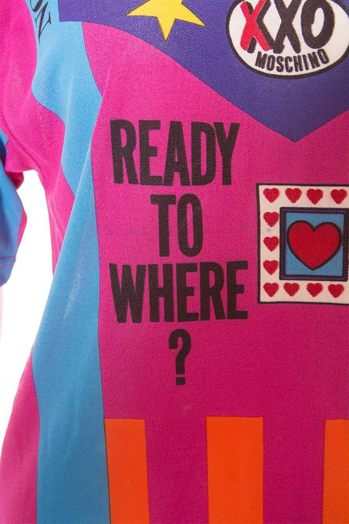 Moschino "Ready to Where?" Tshirt - irvrsbl