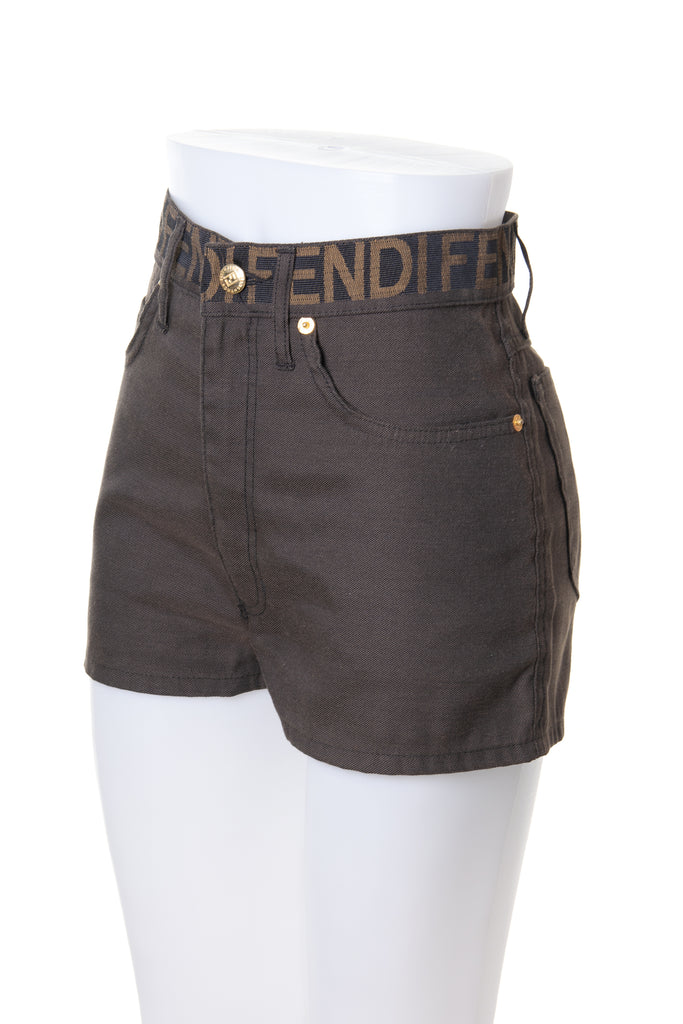 Fendi High Waisted Shorts - irvrsbl