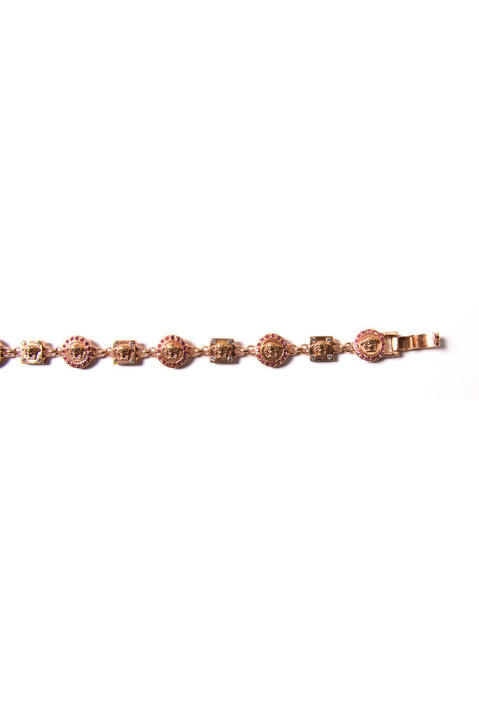Versace Rose Gold Medusa Head Bracelet - irvrsbl