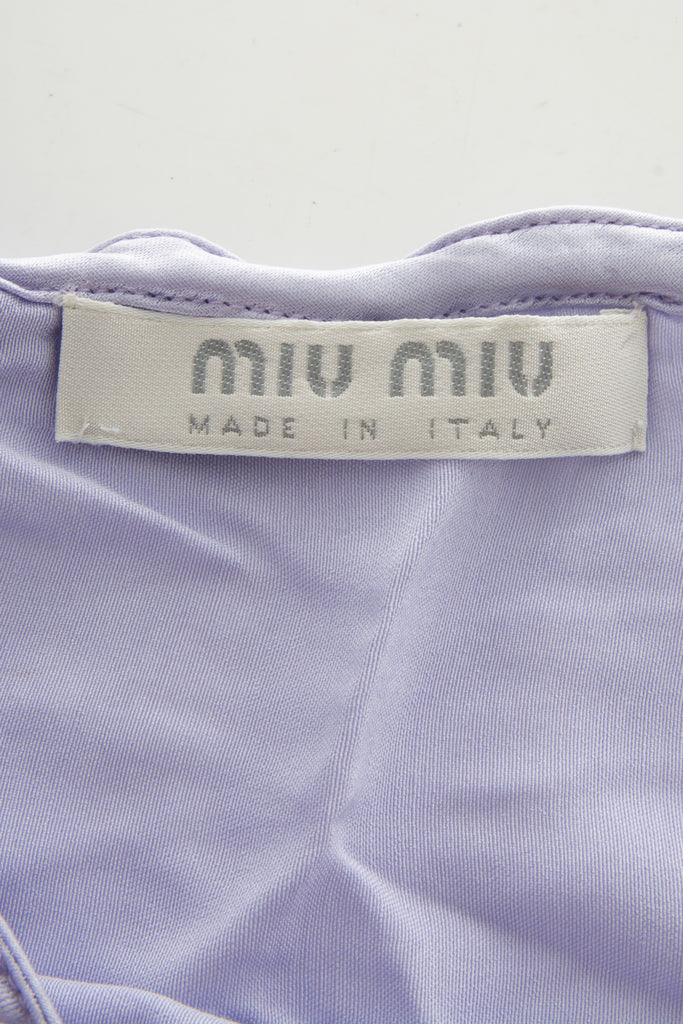 Miu Miu Ruffle Top - irvrsbl