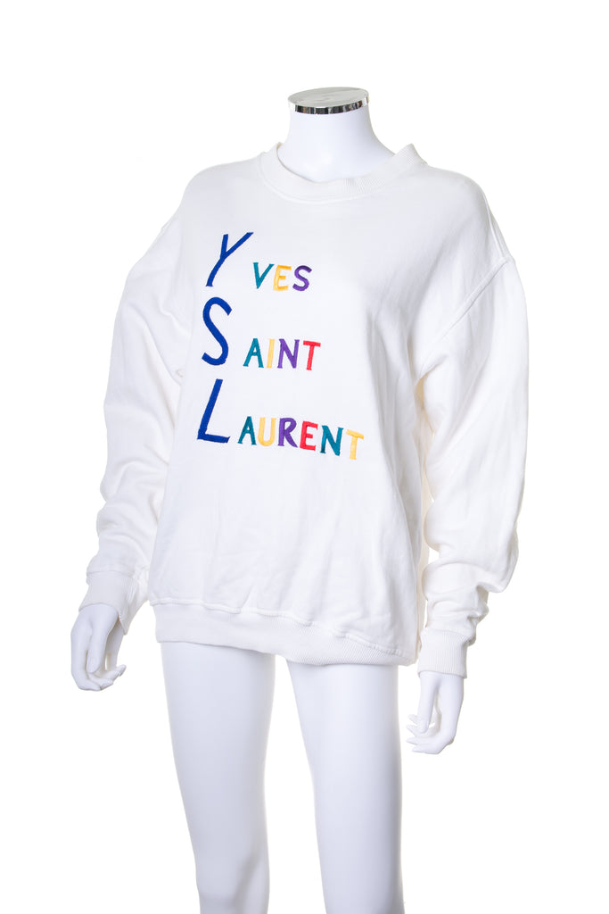 Yves Saint Laurent Logo Jumper - irvrsbl