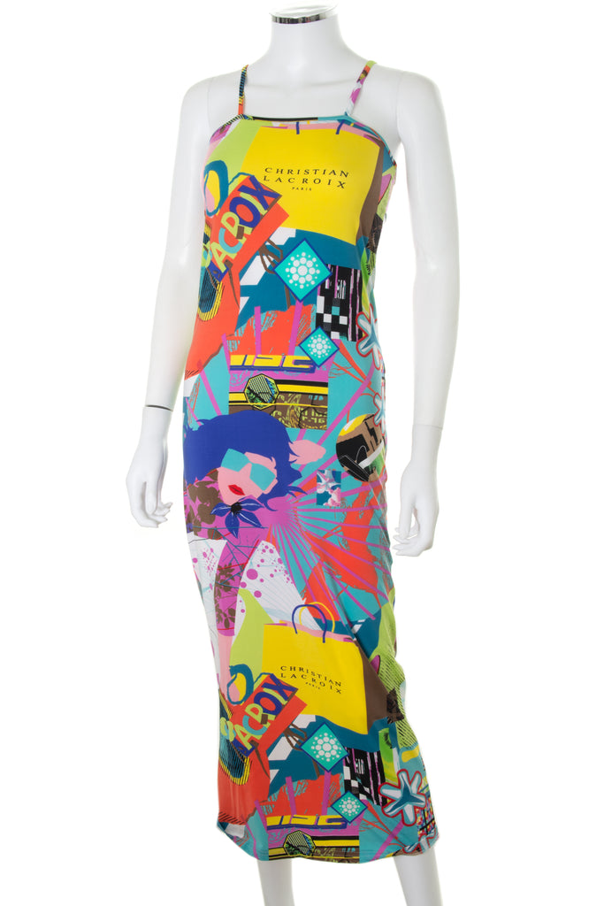 Christian Lacroix Shopping Print Dress - irvrsbl