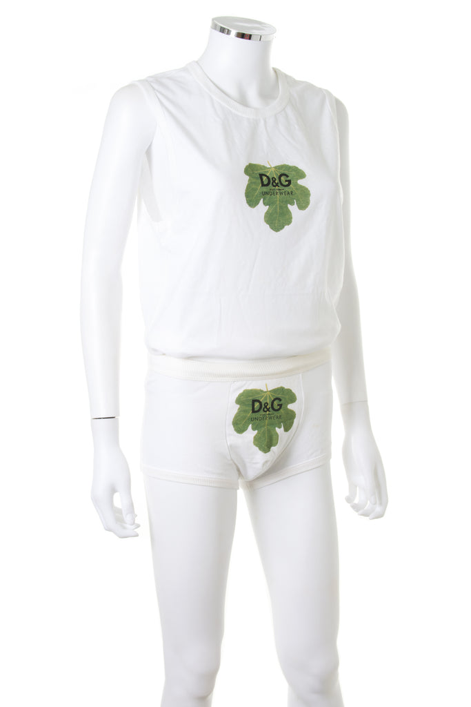 Dolce and Gabbana Leaf Underwear Set - irvrsbl