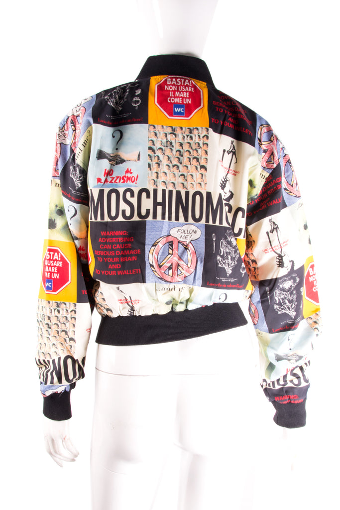 Moschino Printed Bomber Jacket - irvrsbl