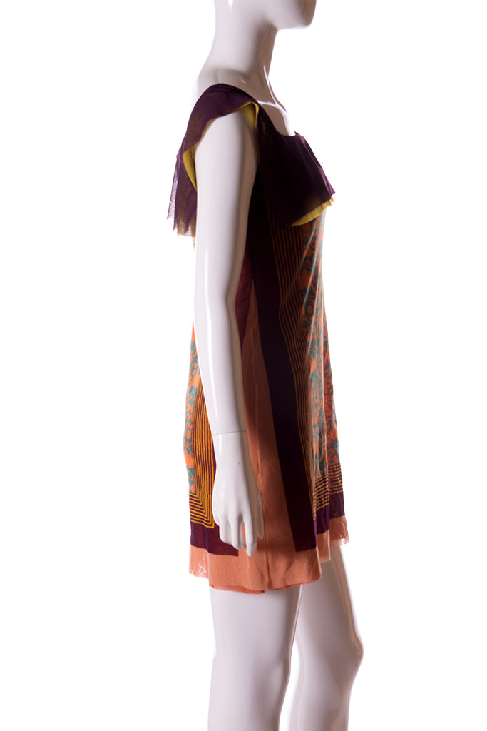 Jean Paul Gaultier Sheer Tribal Dress - irvrsbl