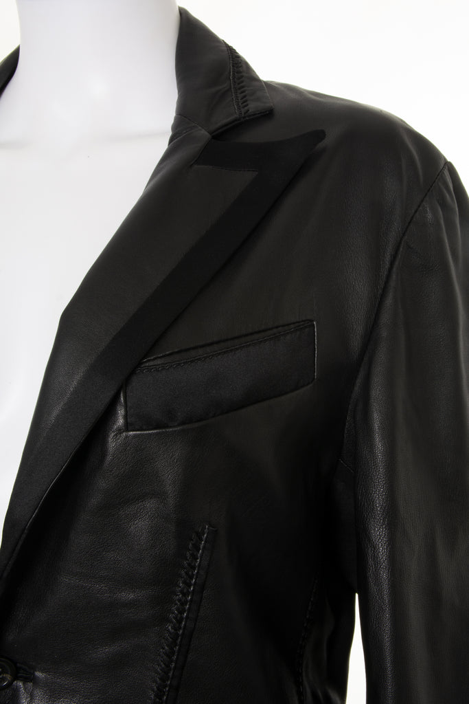Roberto Cavalli Leather Blazer - irvrsbl