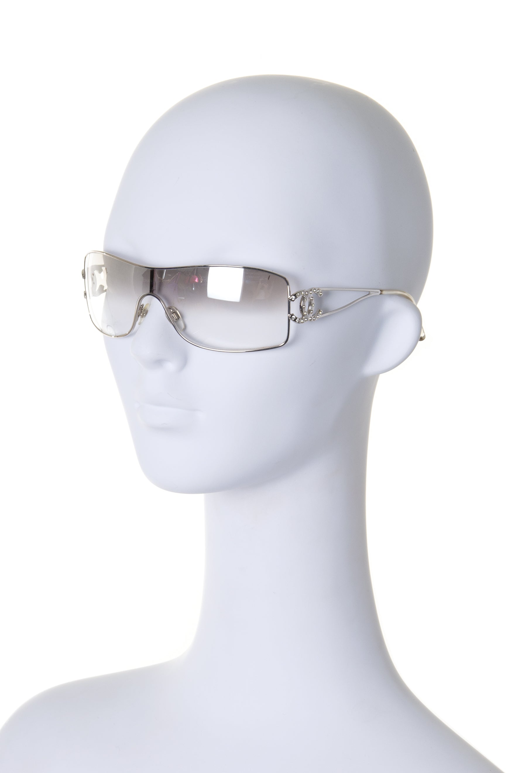 Blumarine Swarovski Shield Sunglasses 