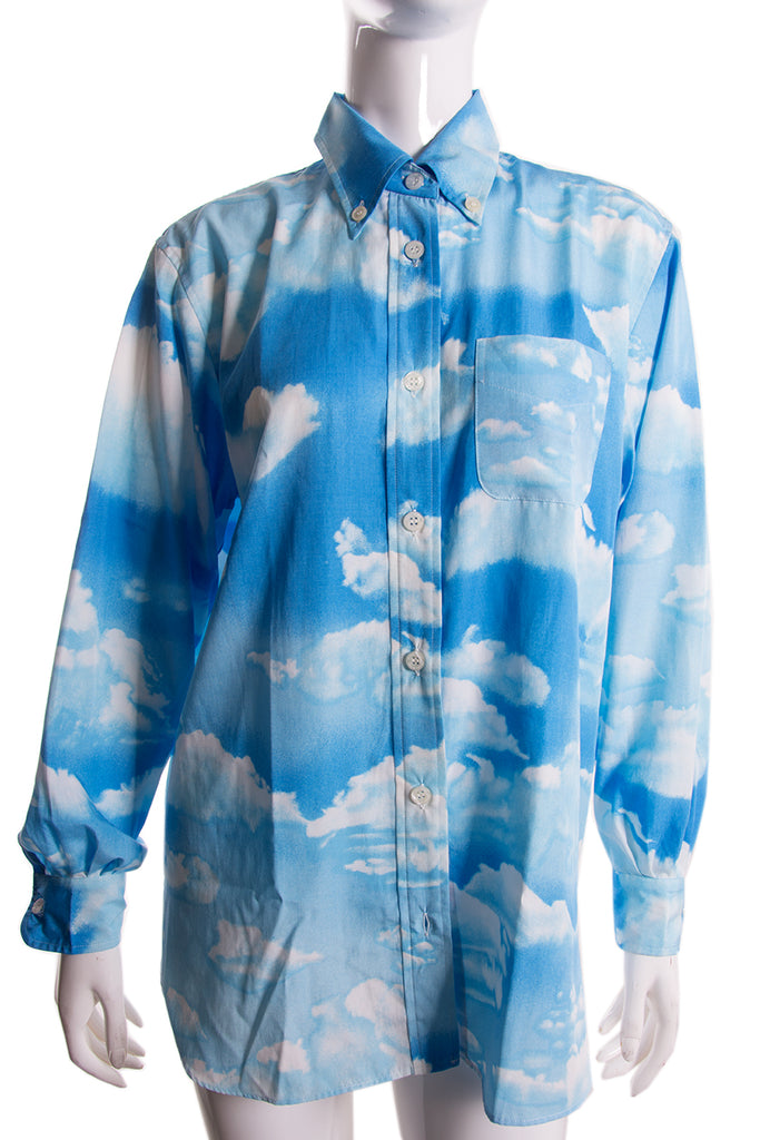 Moschino "Moschino Forever" Cloud Print Shirt - irvrsbl