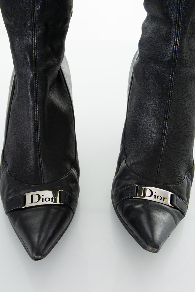 Christian DiorKnee High Boots 40- irvrsbl