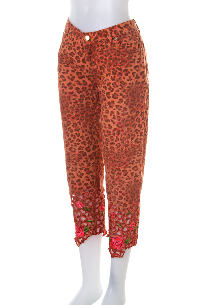 Anna Molinari Animal Print Jeans - irvrsbl