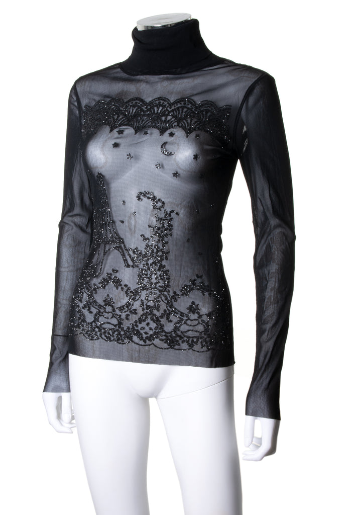 Jean Paul Gaultier Paris Mesh Top - irvrsbl