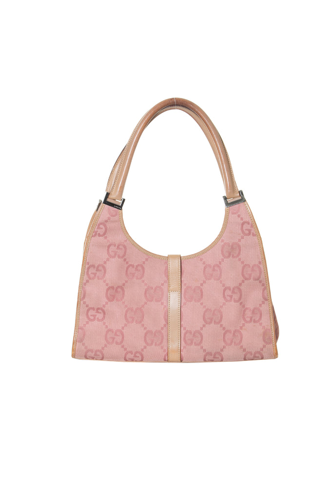 Gucci Pink Monogram Handbag - irvrsbl