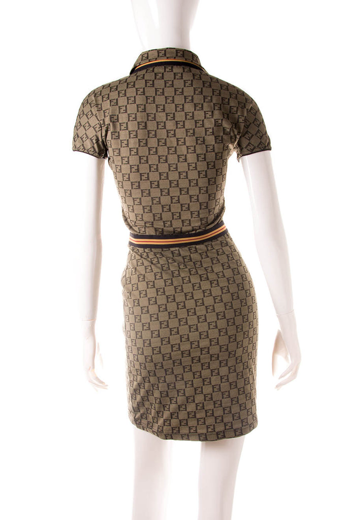 Fendi Monogram Top and Skirt Set - irvrsbl