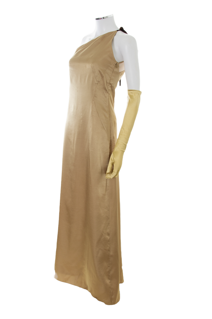Balenciaga Satin One Shoulder Dress - irvrsbl