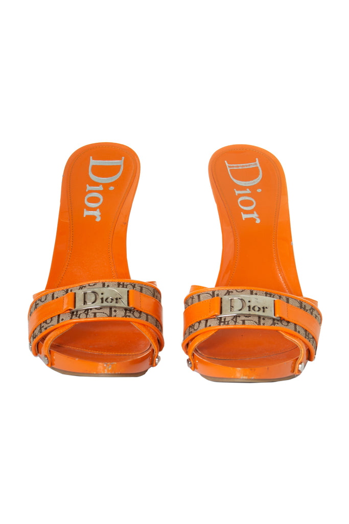 Christian Dior Monogram Heels in Orange 36 - irvrsbl