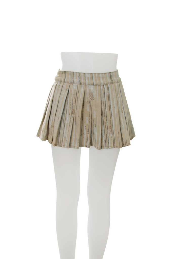 Roberto Cavalli Ultra Mini Pleated Skirt - irvrsbl