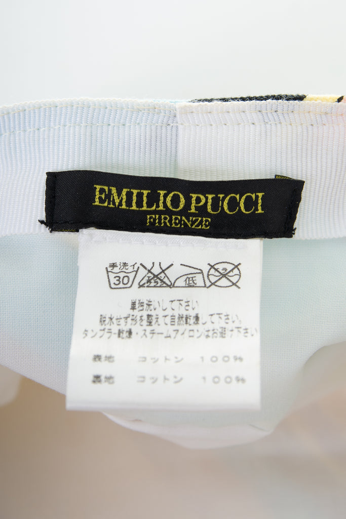 Emilio Pucci Printed Flat Cap - irvrsbl