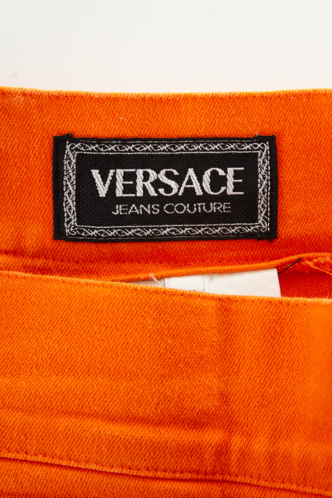 Versace Orange Skirt - irvrsbl