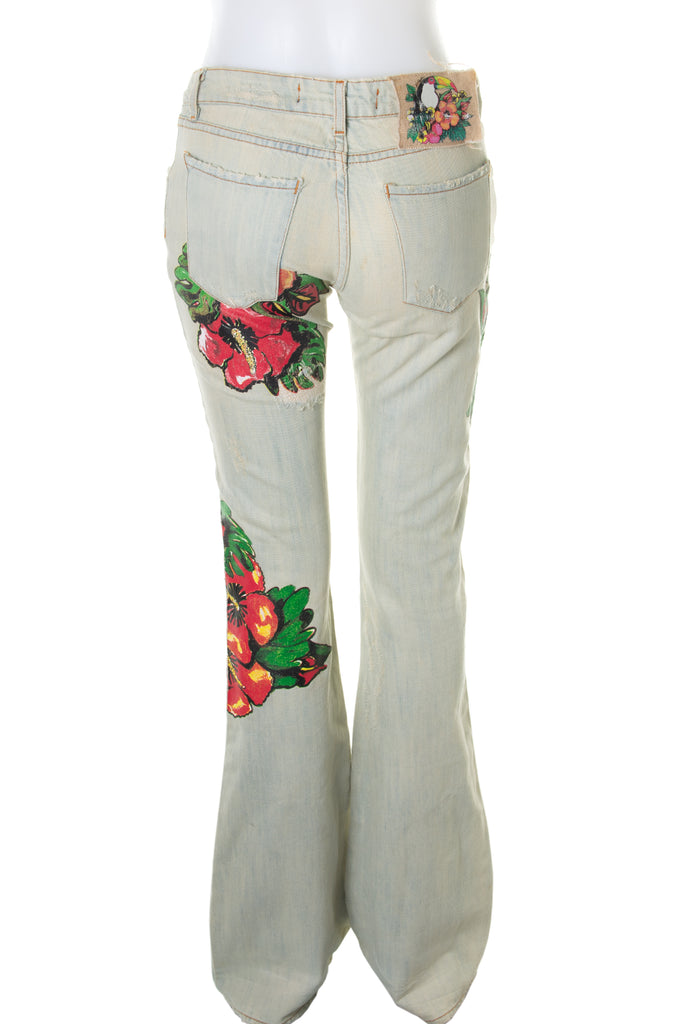 Roberto Cavalli Hibiscus Jeans - irvrsbl