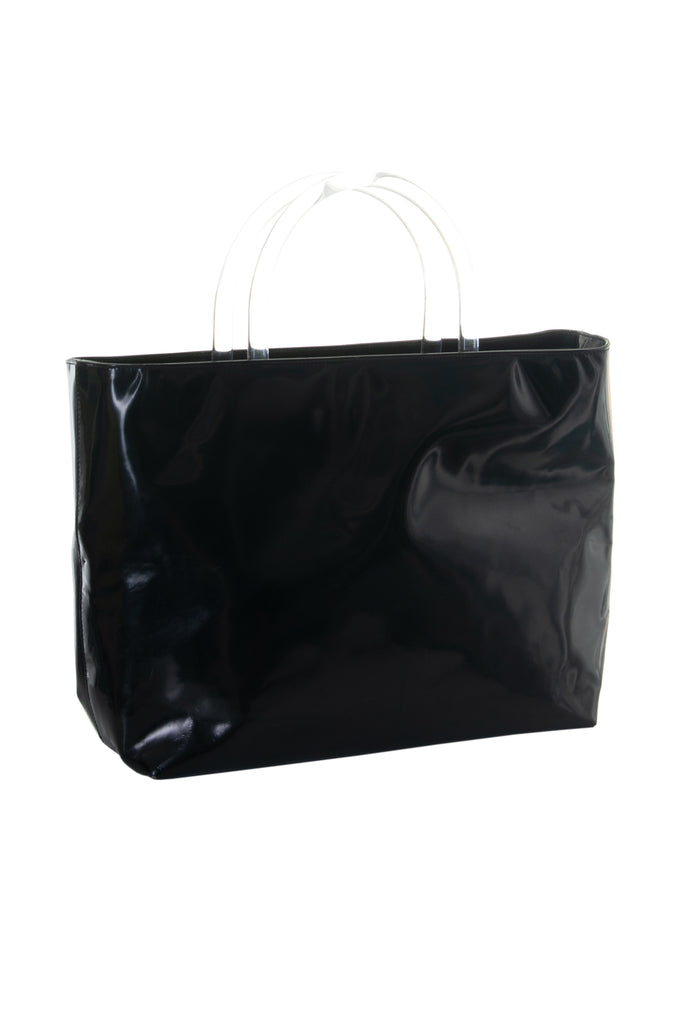 Prada Patent Bag with Clear Handle - irvrsbl