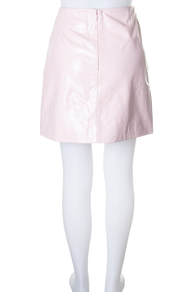 Celine Pink Leather Skirt - irvrsbl
