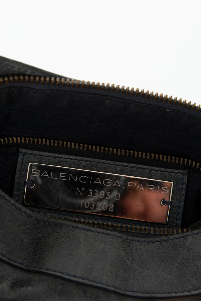 Balenciaga The First Motorcycle Bag in Grey - irvrsbl