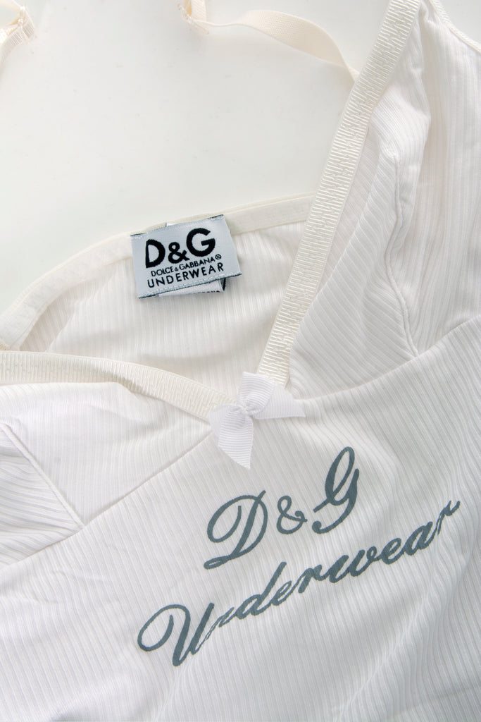 Dolce and Gabbana"D&G Underwear" Singlet- irvrsbl